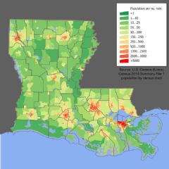 Louisiana Population Map (1)