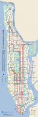 Manhattan Bus Map