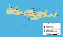 Map Minoan Crete