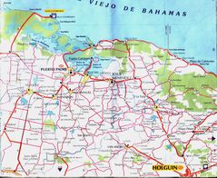 Map of Holguin Norte Covarrubias