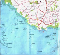 Map of Santa Cruz Del Sur Candido Gonzalez