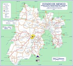 Mapa Rutas Estado Mexico