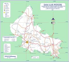 Mapa Rutas San Luis Potosi