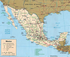 Mexico Political Map