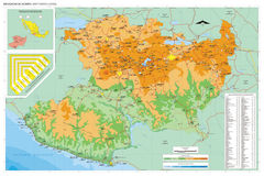 Michoacan Mexico Tourist Map