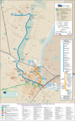 Newark Light Rail Map (subway)