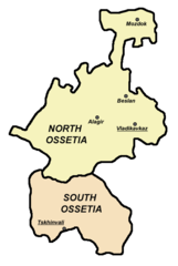 Ossetia Map