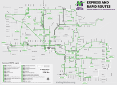 Phoenix Express Bus Map