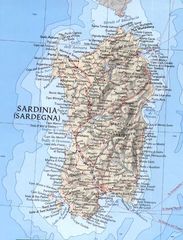 Sardinia Island Map