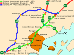 Transport Map Venice (venezia)
