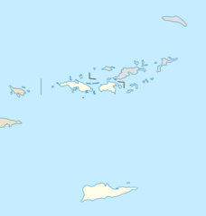 Usa Virgin Islands Location Map