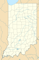 Usa Indiana Location Map