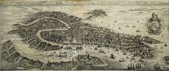 Venice (venezia) Historical Map 1