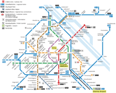 Vienna Metro System Map