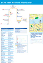 Woolwich Arsenal Pier Route Map