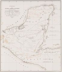 Yucatan And Central America Historical Map