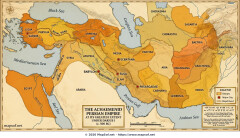 Achaemenid Persian Empire Map 500 BC: Satrapies Under Darius I