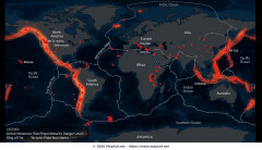Active Volcanoes of the World: Danger Levels & Ring of Fire Map