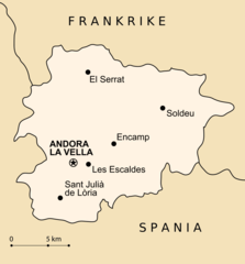 Andorra Map No