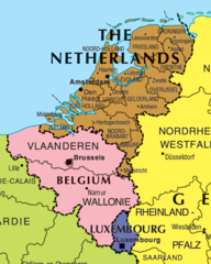 Benelux Map