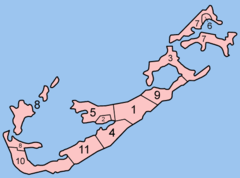 Bermuda Parishes Numbered