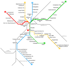 Bielefeld Metro Map