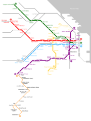 Buenos Aires Metro Map