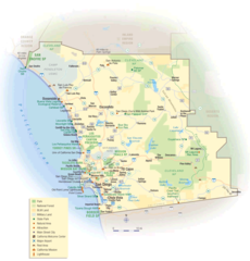 California Sandiego Map