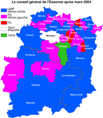 Cantonales Essonne 2004