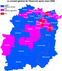 Cantonales Essonne 2008