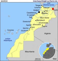 Carte Du Maroc