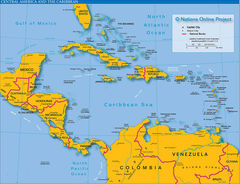 Central America Map