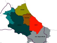 Change Borders Map Abruzzo