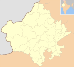 Cities Blank Map of Rajasthan