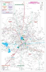 City Map of Hyderabad