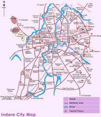 City Map of Indore