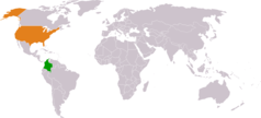 Colombia Usa Locator