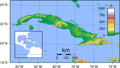 Cuba Topography