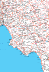 Detailed City Map Potenza