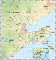 Detailed City Map of Geelong