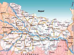 Detailed Map of Bihar