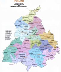 Detailed Map of Punjab