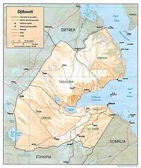 Djibouti Map