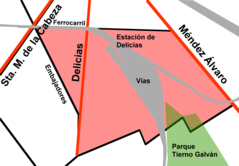 Esquema Barrio Delicias