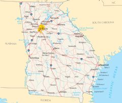 Georgia Reference Map