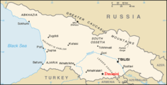Georgiekaart Met Dmanisi