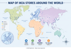 Global Distribution of IKEA Stores
