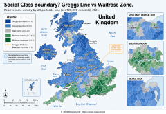 Greggs Line vs Waitrose Zone: Mapping the UK North–South Retail Divide
