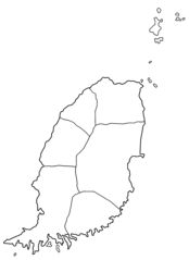 Grenada Parishes Blank