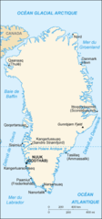 Groenland Carte